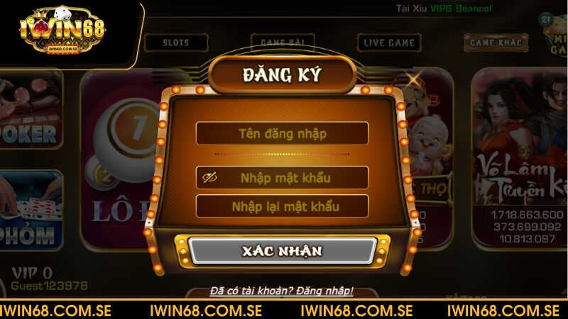 Đăng ký iWin68
