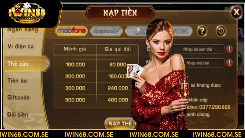 Nạp/rút tiền nhanh chóng